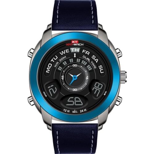 2018 multi-function military business quartz watches man gifts electronic LED watch hombre reloj relogio masculino Montre Homme