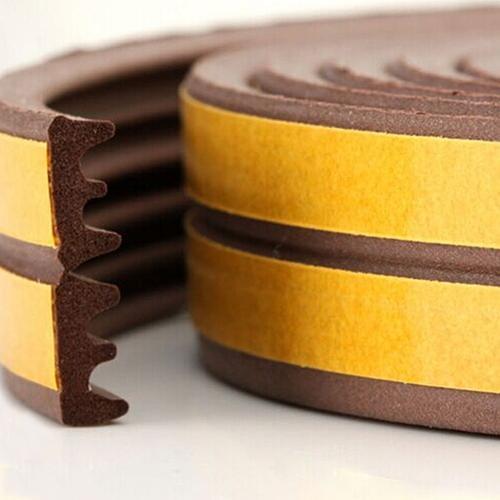 5 Meters Doors And Windows Soundproof Self-Adhesive Anti-Collision Sticky Seal for Door Window Table Corner