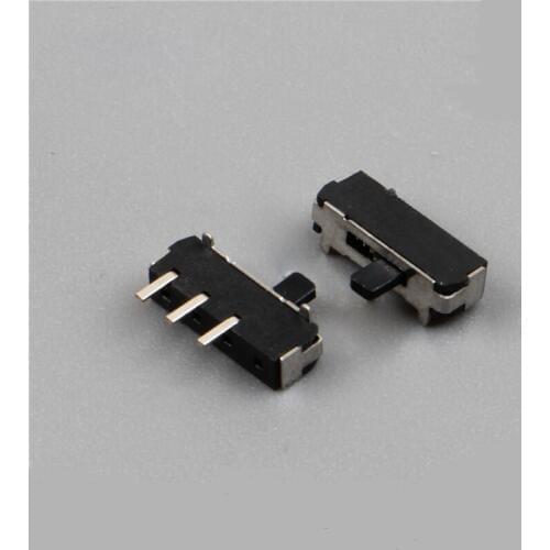 5pcs Patch small dial switch 3 feet 2 sides switches Mini MSK-12D18A left reset