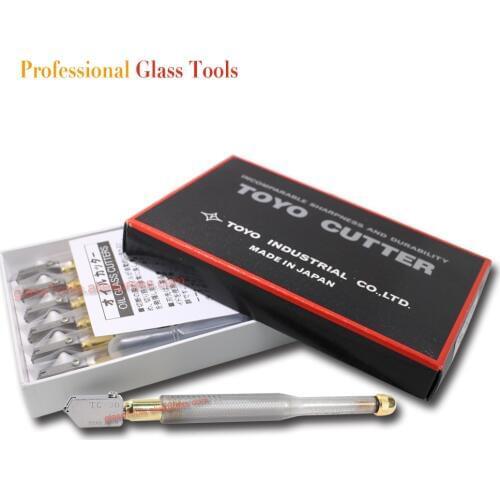 6pcs/lot TC-90 TOYO Glass Cutter for straight cutting/OIL CUTTER