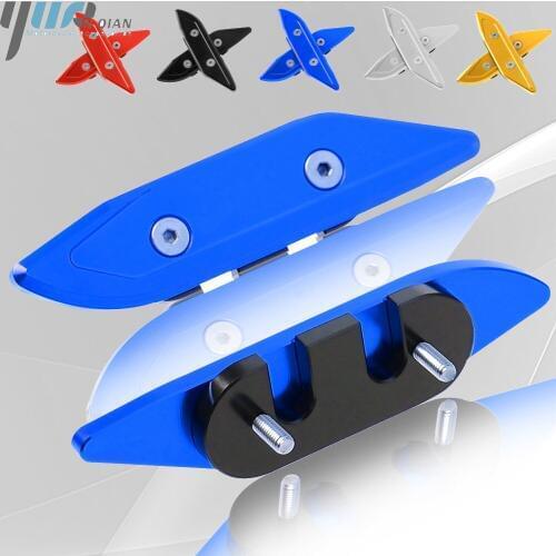 CNC Motorcycle Windshield Rear View Side Mirrors Bracket Hole Cap Clamp Cover For Yamaha T-max TMAX 530 T-MAX Tmax 530 2012-2017