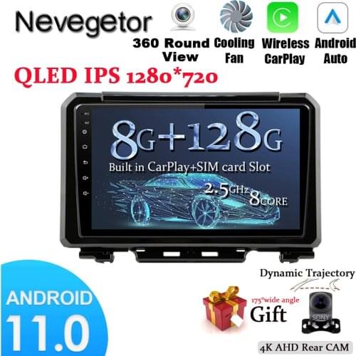 DSP 9 Inch Android 11 2 Din Car Multimedia Stereo Player GPS Navigation Wifi FM system For Suzuki Jimny 2019 2020