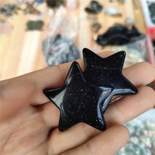 2pcs Natural Stone Figurines blue sand Crystal Craft Carved Goddess Statue Reiki Healing Wicca Gifts