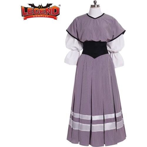 Cosplay legend Victorian Edward Cosplay Costume Dress Adult Georgian Era Fancy Dress Custom Made H001