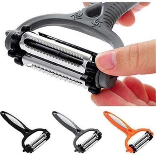Kitchen Accessories Potato Peeler Multifunctional 360 Degree Rotary Vegetable Peeler Cutter Melon Planer Grater Kitchen Gadget