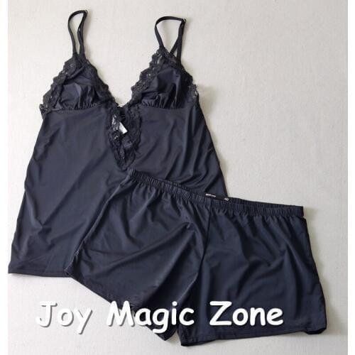 Yomrzl fashion sexy summer triangle cup pajama sets free cup pyjama pijamas sleep set metal decoration sleep set L014