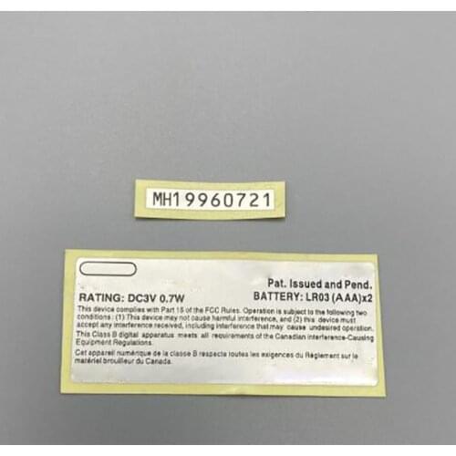 New Lables Stickers Replacement for Gameboy Advance &Game boy Pocket For GBA &GBP Game Console shell Back Tag