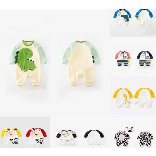 Baby Girl Clothes Dinosaur Costume Jumpsuit Baby Boy Clothes Overalls Kids Baby Rompers Newborn Cartoon Ropa Bebe Niña Body Bebé