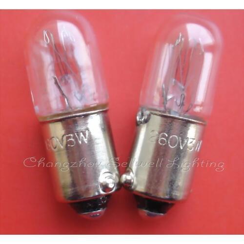 Great!miniature Light Lamp 260v 3w Ba9s T10x28 A711