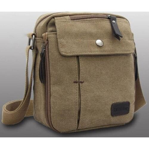 High Quality Male Canvas Bag Casual Travel Crossbody Bag Luxury Men Messenger Shoulder Bags Nylon Unisex Multifunction
