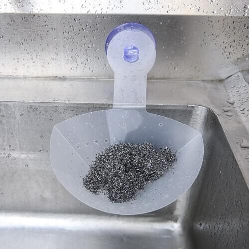 Kitchen dishwashing drain bag sink drain shelf sink faucet hanging basket kitchen supplies storage basket