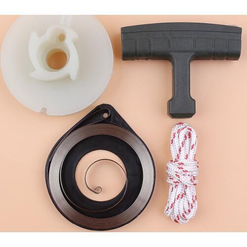 Recoil Starter Pulley Spring Handle Grip Rope Kit For HUSQVARNA 50 Rancher Special, 51 EPA, 55 EU1, 55 Rancher EPA Chainsaw NEW