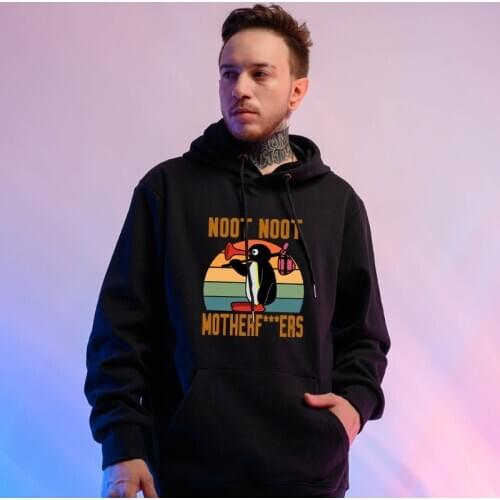 NOOT NOOT Pingu Hoodies Sweatshirt Women Streetwear Hoodie Clothing Men Polerone Winter Clothes Women Harajuku Shirt