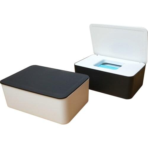 Household Storage Box Desktop Ditty-Bag Storage Rack with Lid for Masks Wet Tissues Toilet Paper Storage Box Organizer