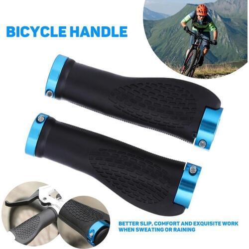 1 Pair MTB Bike Cycling Mountain Bicycle Anti-Skid Locking Handlebar Grip Cover Anti-slip Strong Support Grip Bike Part