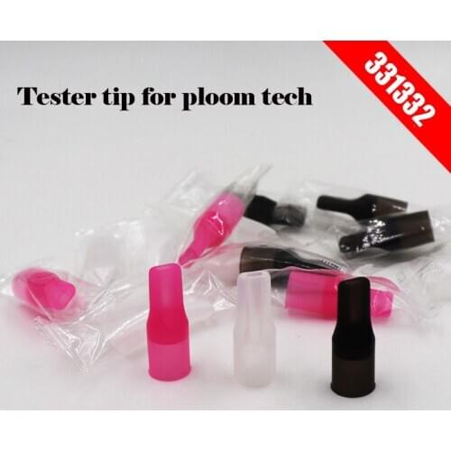 20 pcs/lot 331332 Disposable PC tester Tip Silicone Test Mouthpiece Individually Packing in red clear black premium price
