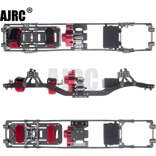 CNC all-metal car frame RC chassis body parts for 1:10 Axial SCX10 Simulation climbing car