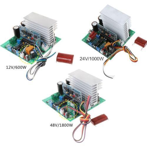 Pure Sine Wave Power Frequency Inverter Board 12/24/48V 600/1000/1800W Finished Boards For DIY