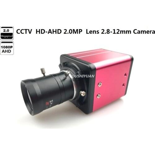 CCTV HD AHD 2.0MP Full 1080P Zoom Lens 2.8-12mm OSD Menu Mini Box AHD HD 1080P Camera