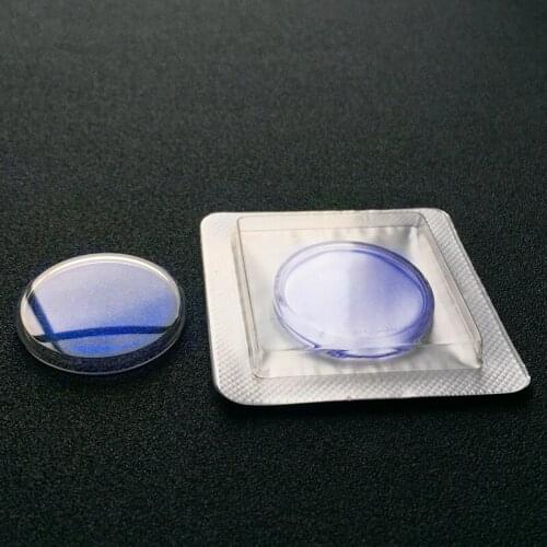 OEM wholesale Pot shapeHigh Quality Sapphire crystal For Omega SPEEDMASTER series 3835.74.34 71.33 Blue AR-coating Watch parts