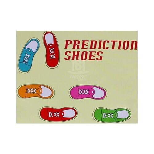 Retail Prediction Shoes Magic shoes Magic Props Magic Tricks 3pcs/lot