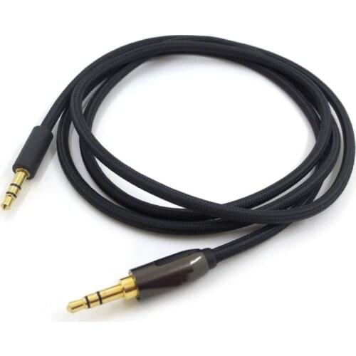 2020 New Replacement 3.5mm Jack Stereo Nylon Headphone Audio- Cable For SHP9500 X2HR X1S SHB8850 SHB9850 Gaming Headset 896C