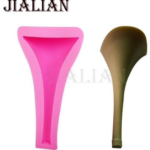 Shoes heel chocolate cake decorating tools 3D heels fondant silicone mold handmade soap mold Candle Moulds T0293