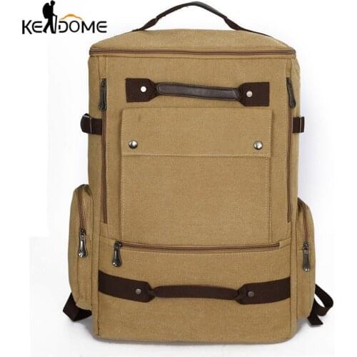 Large Capacity Canvas backpack Outdoor Leisure Sports Travel Business Bag Mountaineering Rucksack Luggage Backpack X703D