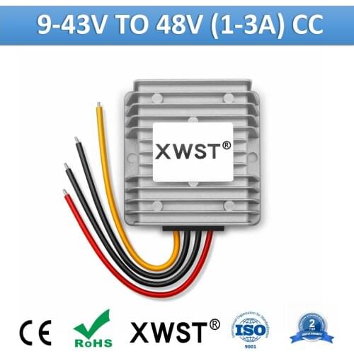 XWST DC DC 9-43v 12V 24V 36V to 48v 1A 2A 2.5A 3A CC Step Up Boost Module Converter Constant Current For Electronic Bike