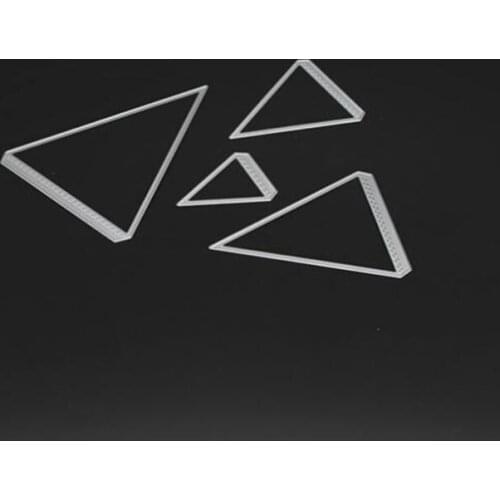 YINISE Metal Cutting Dies For Scrapbooking Stencils Triangle Frame DIY Album Cards Decoration Embossing Folder Die Cuts Template