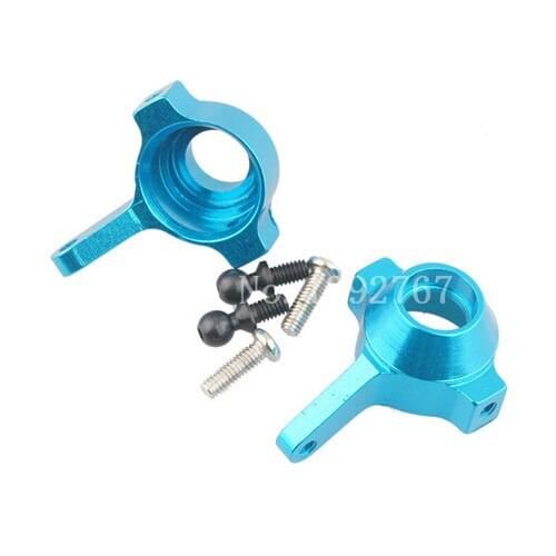 RC Car HSP Wltoys A959 A969 Parts Upgrade Parts CNC Aluminum Alloy Front Steering Hub L/R Base C 580023 For 1/18 Scale Models