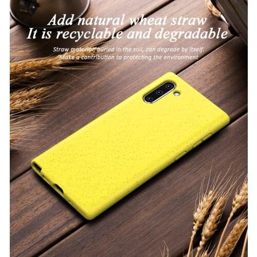 Starry Series Shockproof Straw Material + TPU Protective Case for Galaxy Note 10