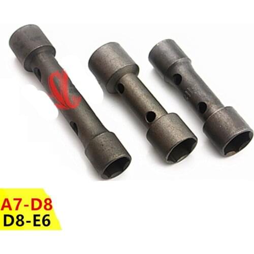 1pcs Dual Head A7 16mm D8 18mm E6TC D8TC A7TC Spark Plug Socket Wrench Sleeve, Motorcycle Repair Tool
