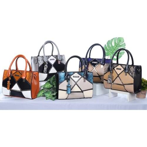 2021 womens large-capacity fashion trend stitching tote bags for womens luxury designer bag handbag