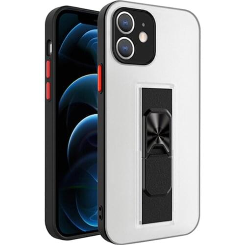 Hidden Bracket Phone Case on For iPhone 11 12 Pro XS Max XR X 7 8 Plus 11Pro 12Pro Max Shockproof Magnetic Case Back Cover