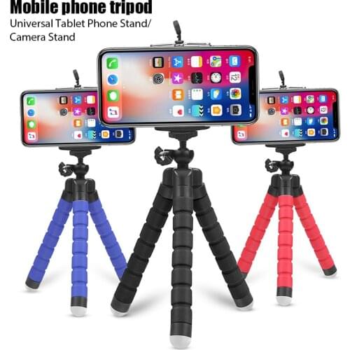 Mobile Phone Holder Flexible Octopus Tripod Bracket for Mobile Phone Camera Selfie Stand Monopod Support Photo Remote Control