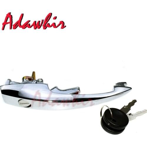 For VW Bay Type 2 T2 Camper Van Bus Chrome Door Handle Set with Keys 113898205M 111837205J 113837205M