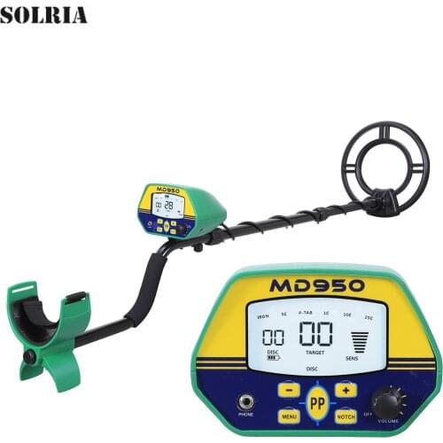 MD950 Metal Detector, LCD Display Meter Detector, LED Backlight, Precise Positioning for Gold Digger, Treasure Hunter Tools