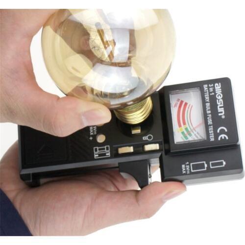 Multifunction Battery power Tester Battery tester Continuity Test with Test Leads