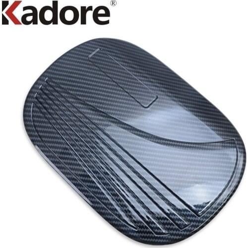 Fuel Tank Cover Trim For Hyundai Tucson 2019 2020 Carbon Fiber Gas Tank Decoration Frame Covers Stickers Car Styling Accessories