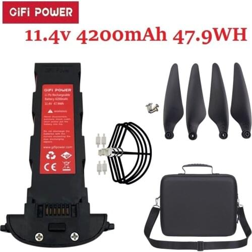 Upgrade 11.4v 4200mAh Battery for Hubsan H117S Zino GPS RC Quadcopter Spare Parts Intelligent Flight Battery For RC Camera Drone