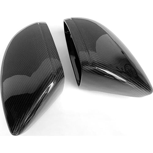 Suitable for Audi New A6 C8 A7 Carbon Fiber Rearview Mirror Shell Modification Rearview Mirror Cover Replacement