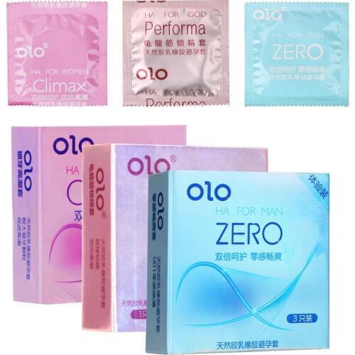 VATINE Condom Sex Toys For Men Natural Latex Delay Ejaculation 3pcs/Box Hyaluronic Acid Lubricated Condoms Ultra Thin