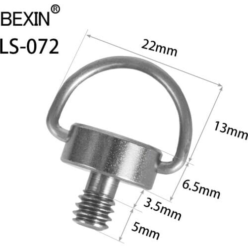 Bexin 1/4 screw d ring camera screw adapter dslr stand quick release plate screw camera plate screw for dslr camera tripod