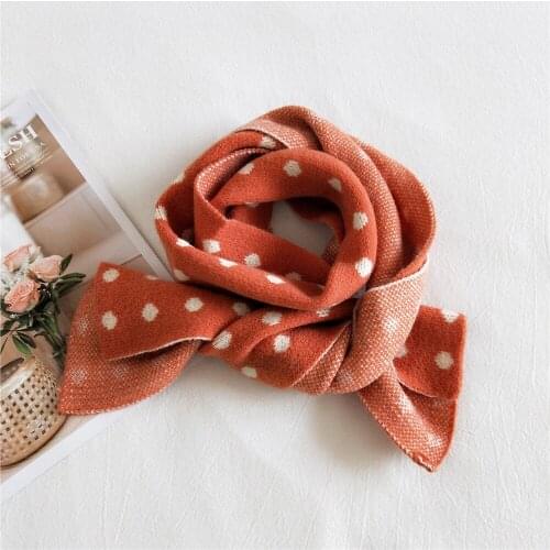 Knit Wool Solid Twist Soft Warm Autumn Winter Thick Kids Children Boys Girls Shawls Wraps Scarves Accessories D231