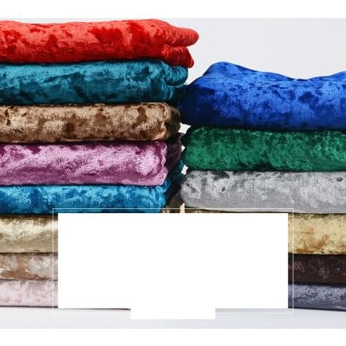 Gold Diamond Velvet Fabric Thick Elastic Skin-friendly Beautiful Comfortable Soft Drape Clothing Fabrics Pillow Table Bag
