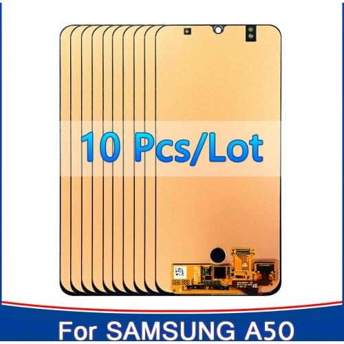 10 pcs ORIGINAL LCD Screen For Samsung Galaxy A50 SM-A505FN A505F/DS A505 LCD Display Touch Screen Digitizer For Samsung A50 lcd