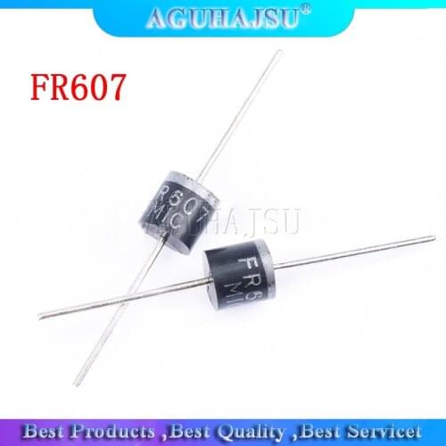 20PCS FR607 6A 1000V Fast Recovery Dioden