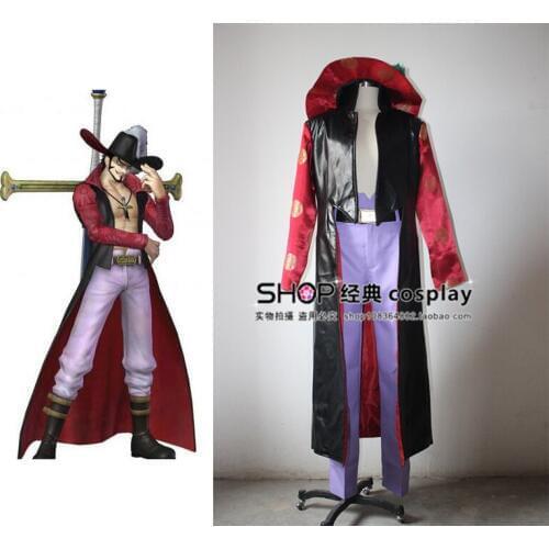 2016 One Piece Cosplay Costume Dracule Mihawk Cosplay Costume