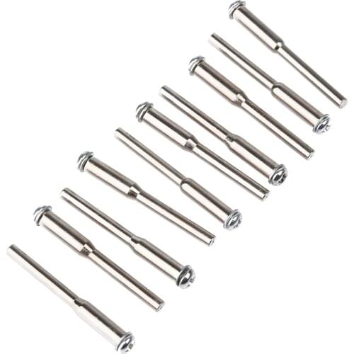 10Pcs 3mm Abrasive Mandrel Polishing Wheel Mandrels Cut-off Wheel Discs Holder for Rotary Dremel Tool Dremel Accessories